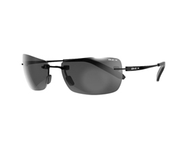 BEX® Fynnland XL Metal Rimless Sunglasses - Black / Grey / Silver