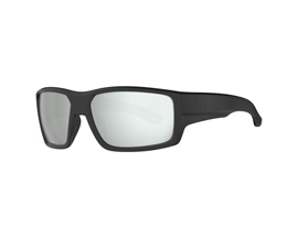 BEX® Crusher Full Relialite Frame Sunglasses - Black / Grey / Silver