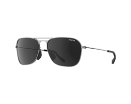 BEX® Ranger Full Metal Aviator Sunglasses - Silver / Grey