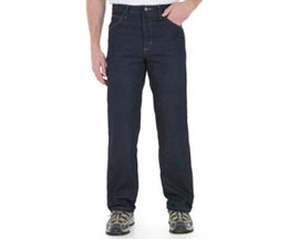 Wrangler® Men's Rugged Wear Regular-Fit Stretch Jeans - Denim