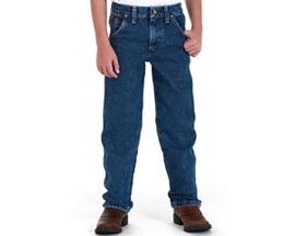 Wrangler® Little Boy's George Strait Original Cowboy Cut Jeans - Heavyweight Stone Denim