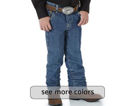 Wrangler® Big Boy's George Strait Original Cowboy Cut Jeans - Heavyweight Stone Denim