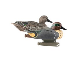 GHG® Hunter Series 6 pc. Life-Size Duck Decoys - Green Winged Teals