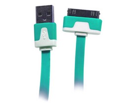 Wireless Gear 3.2' Flat 30 Pin USB Cable - Blue