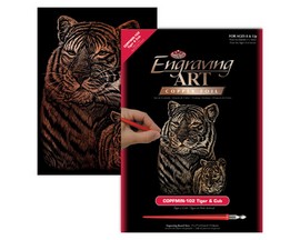 Royal & Langnickel® Engraving Art Mini Copper Foil Kit - Tiger & Cub