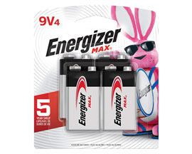 Energizer® Max 9V Batteries - 4 pk