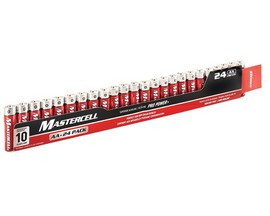 Dorcy® Mastercell AA Alkaline Batteries - 24 Pack