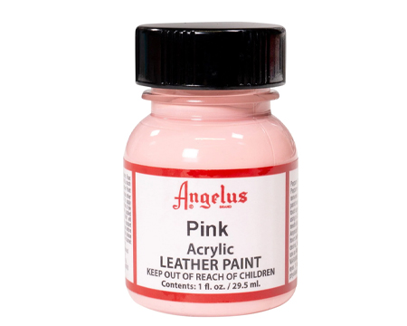 Angelus® Pink Acrylic Leather Paint 1 Oz