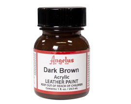 Angelus® Dark Brown Leather Paint 1 Oz