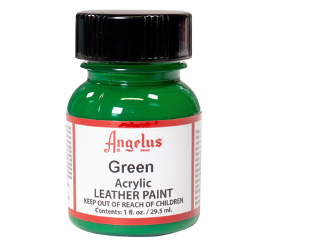 Angelus® Green Acrylic Leather Paint