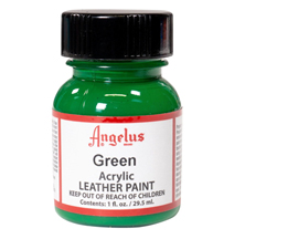 Angelus® Green Acrylic Leather Paint
