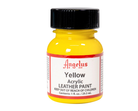 Angelus® Yellow Acrylic Leather Paint