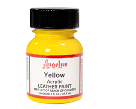 Angelus® Yellow Acrylic Leather Paint