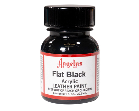 Angelus® Flat Black Leather Paint 1 Oz