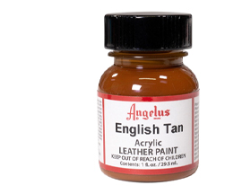 Angelus® Flat Black Leather Paint 1 Oz