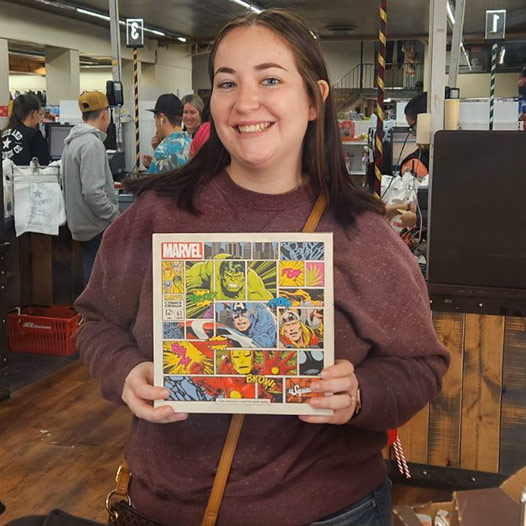 Marvel puzzle giveaway winner.