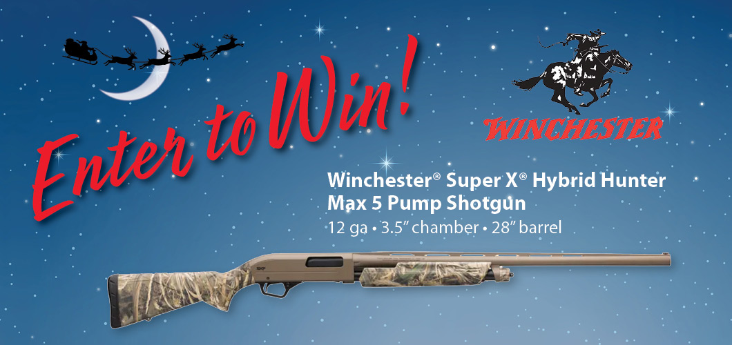 Enter to win a FREE Winchester Super X 12 ga. Shotgun!