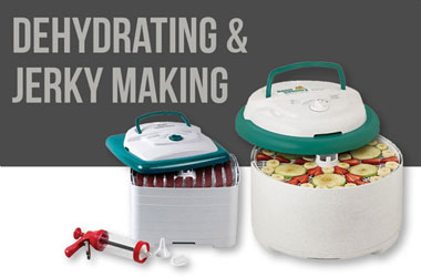 Shop Food dehydrators, jerky guns, jerky spices, dehydrator trays, and much more!