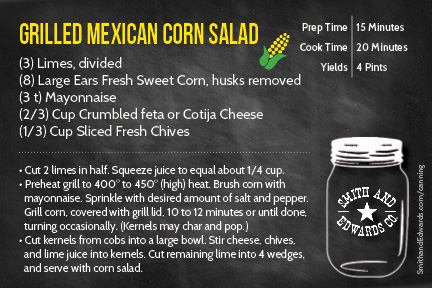 Grilled Mexican Corn Salad