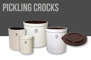 Shop Pickling Crocks, Lids, & Weights