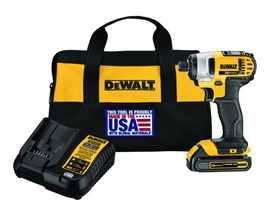 DeWalt® 20V Max Brushless Motor 1/4 in. Cordless Impact Driver Kit