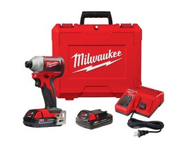 Milwaukee® M18 18 Volt Cordless Impact Driver Kit - Brushless