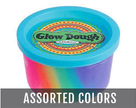 Toysmith® Rainbow Glow Dough - Assorted Colors