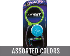 Toysmith® NightZone Orbit Light-Up Skip Ball - Various Colors