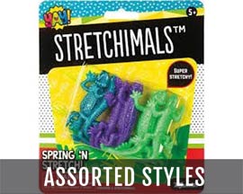 Toysmith® Stretchimals Toy - Assorted Styles and Colors