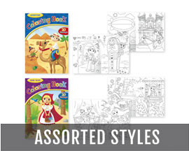 International Greeting Coloring Books - Fairy Tale and Adventure Assortment