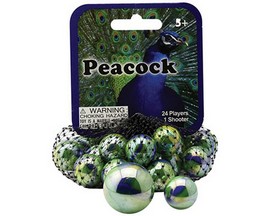 Play Visions® 25-piece Marbles Set - Peacock
