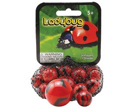 Play Visions® 25-piece Marbles Set - Lady Bug