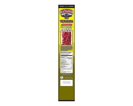 Old Trapper Jumbo Beef Steak Stick Teriyaki - 2 oz.