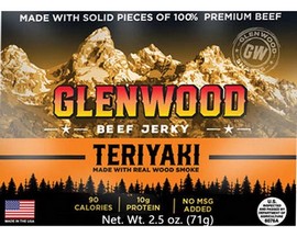 Glenwood Teriyaki Beef Jerky - 2.5 oz.