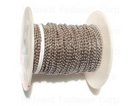 Midwest Fastener® #3 Nickel Ball Chain - Sold per Foot