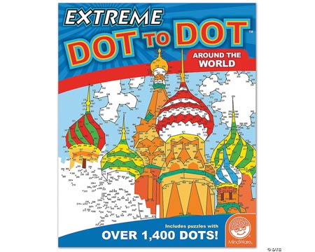 MindWare® Extreme Dot-to-Dot Puzzle Book - Around the World