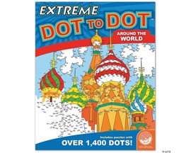 MindWare® Extreme Dot-to-Dot Puzzle Book - Around the World