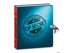 My Diary® Lock & Key Diary - Top Secret