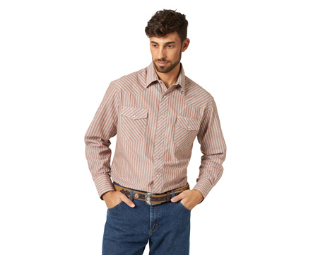 Wrangler® Men's Western Snap Long-Sleeve Shirt - Assorted Styles