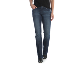 Wrangler® Women's Mid-Rise Straight Leg Jeans