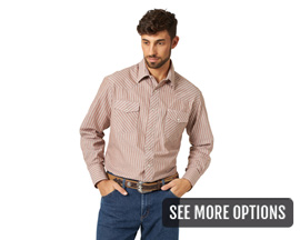 Wrangler® Men's Western Snap Long-Sleeve Shirt - Assorted Styles