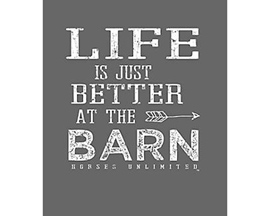 Moss Brothers® Women's Life is Better at the Barn T-Shirt
