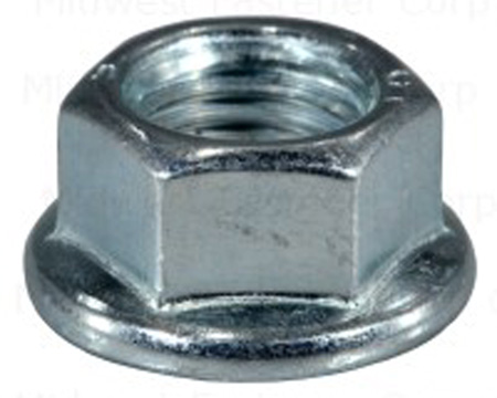 Midwest Fastener® Class 10.9 Zinc Flange Nut - 10mm