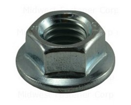 Midwest Fastener® Class 10.9 Zinc Flange Nut - 8mm