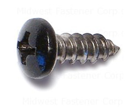 Midwest Fastener® Black Stainless Shutter Screws