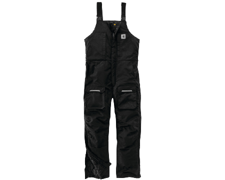 Carhartt® Men's Yukon Extremes Loose Fit Insulated Biberall - Black