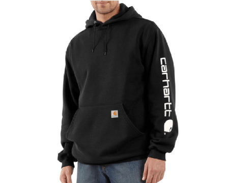 Carhartt® Men's Midweight Hooded Logo Sweatshirt