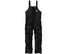 Carhartt® Men's Yukon Extremes Loose Fit Insulated Biberall - Black