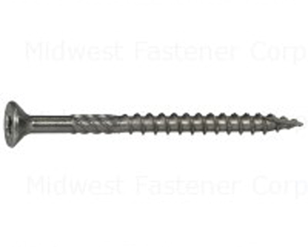 Midwest Fastener® Saber Drive Stainless Steel T25 Deck Screws - 5 lb. Box