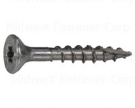 Midwest Fastener® Saber Drive Stainless Steel T25 Deck Screws - 1 lb. Box